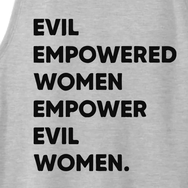 Evil Empowered Empower Evil Ladies Tri-Blend Wicking Tank