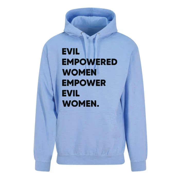 Evil Empowered Empower Evil Unisex Surf Hoodie