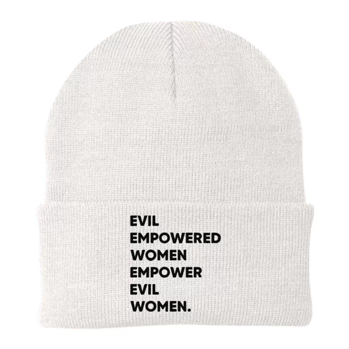 Evil Empowered Empower Evil Knit Cap Winter Beanie