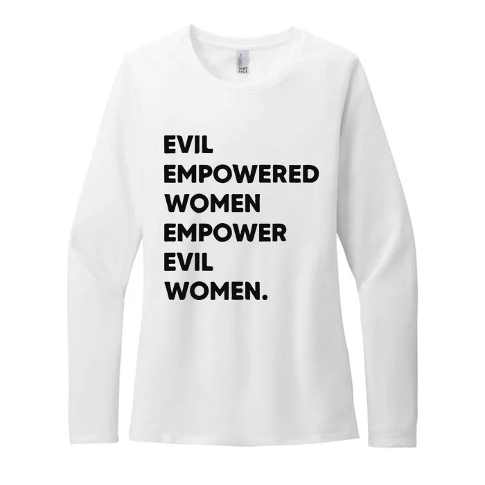 Evil Empowered Empower Evil Womens CVC Long Sleeve Shirt