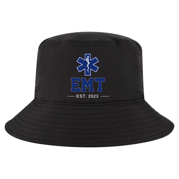 EMT Established Est 23 EMS Paramedic Medic Graduation Cool Comfort Performance Bucket Hat