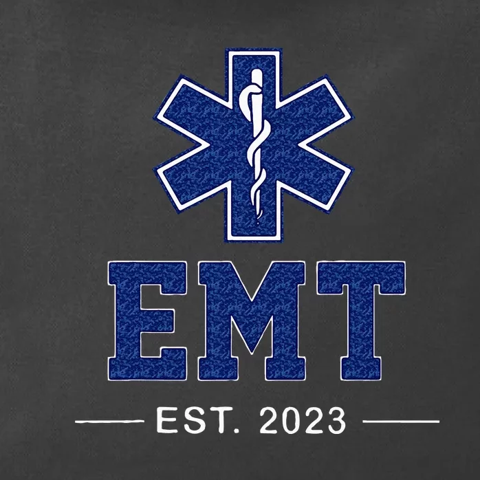 EMT Established Est 23 EMS Paramedic Medic Graduation Zip Tote Bag