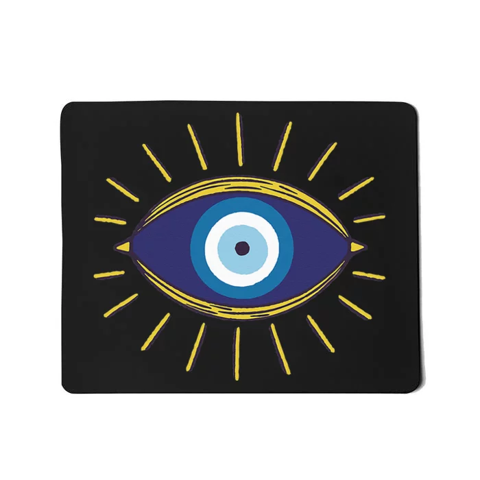 Evil Eyes Fatima Hamsa Symbol All Seeing Eye Mousepad