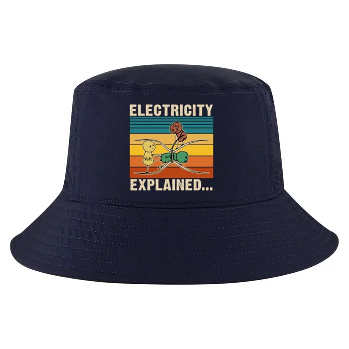 Electricity Explained Funny Gift Cool Comfort Performance Bucket Hat