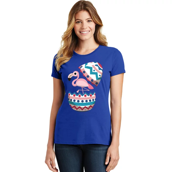 Easter Egg Flamingo Gift Happy Easter Cute Colorful Easter Egg Great Gift Women's T-Shirt