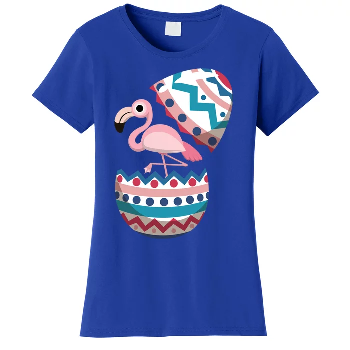 Easter Egg Flamingo Gift Happy Easter Cute Colorful Easter Egg Great Gift Women's T-Shirt