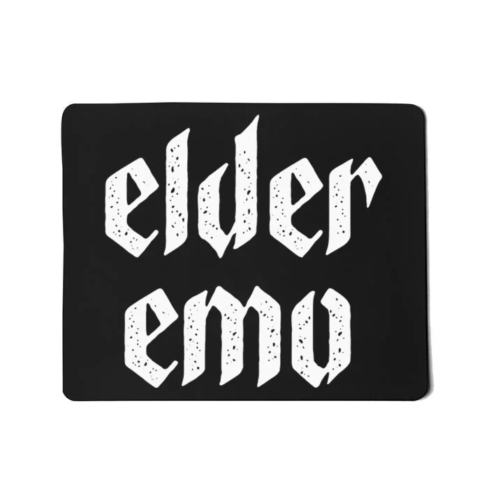 Elder Emo For Old Fans Of Emo Music Alternative Scene Mousepad