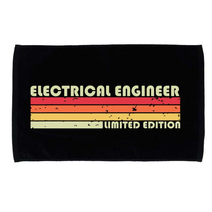 ELECTRICAL ENGINEER Funny Job Title Birthday Worker Idea Microfiber Hand Towel