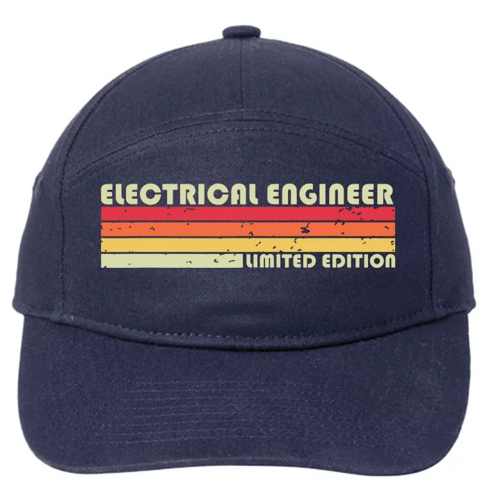 ELECTRICAL ENGINEER Funny Job Title Birthday Worker Idea 7-Panel Snapback Hat