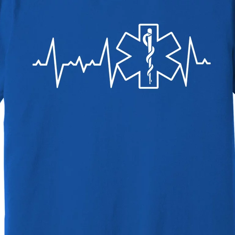 Ems Emt First Responder Heartbeat Hero Novelty Great Gift Premium T-Shirt