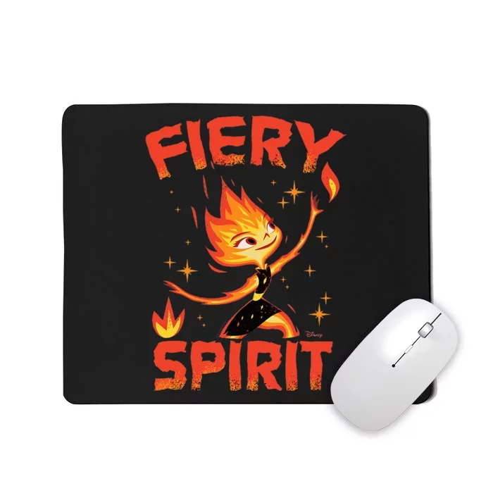 Elemental Ember Fiery Spirit Mousepad