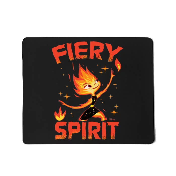 Elemental Ember Fiery Spirit Mousepad