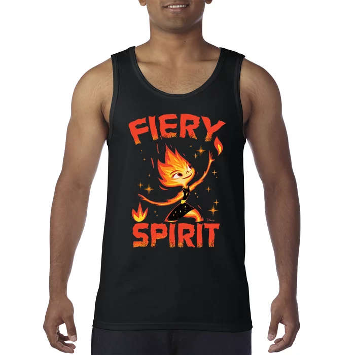 Elemental Ember Fiery Spirit Tank Top