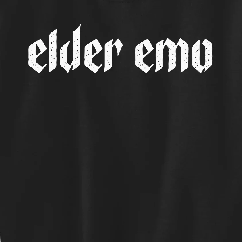 Elder Emo For Old Fans Of Emo Music Alternative Scene Kids Sweatshirt