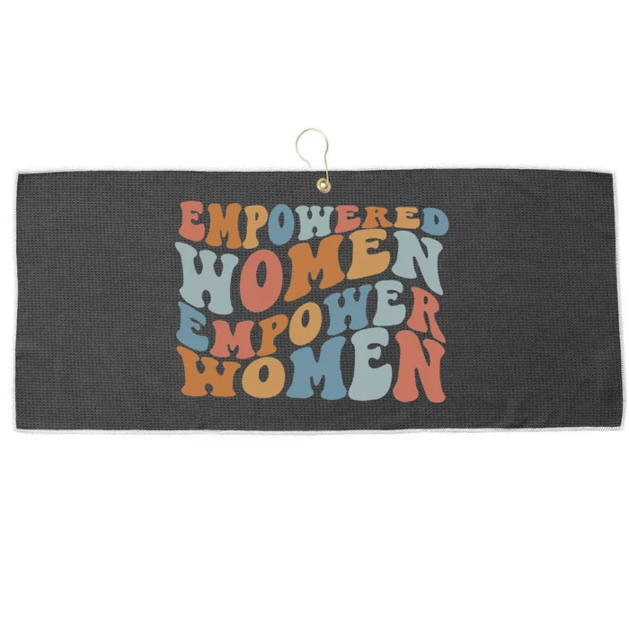 Empowered  Empower Feminist Large Microfiber Waffle Golf Towel