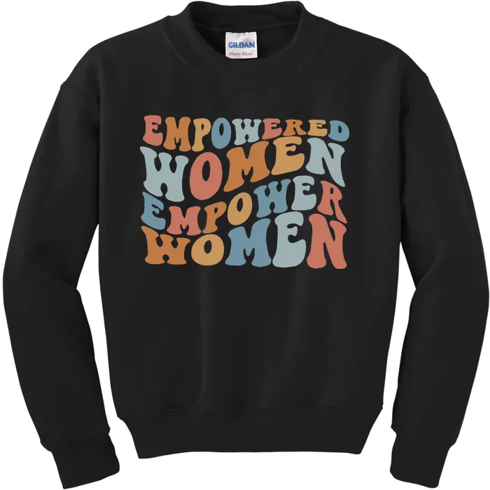 Empowered  Empower Feminist Kids Sweatshirt