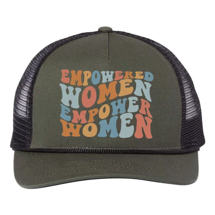 Empowered  Empower Feminist Retro Rope Trucker Hat Cap