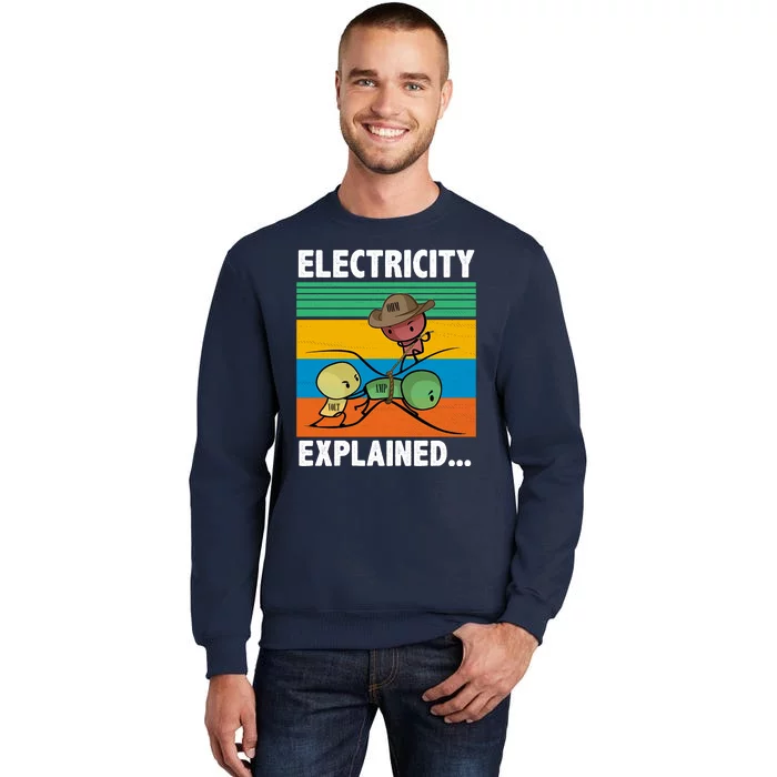 Electricity Explained Funny Sweatshirt