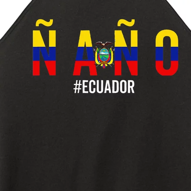 Ecuador Ecuadorian Flag Camiseta De Hombre Jerga Women’s Perfect Tri Rocker Tank