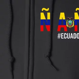 Ecuador Ecuadorian Flag Camiseta De Hombre Jerga Full Zip Hoodie