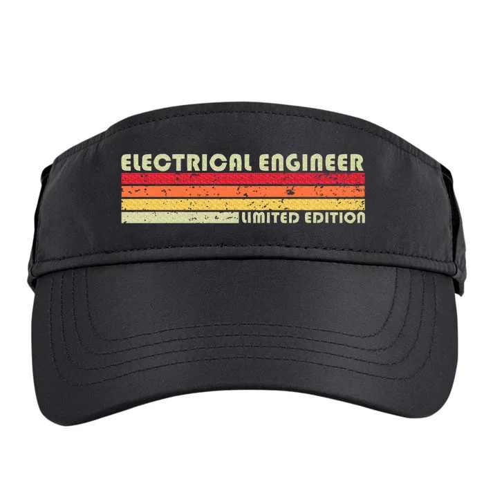 Electrical Engineer Funny Job Title Birthday Worker Adult Drive Performance Visor