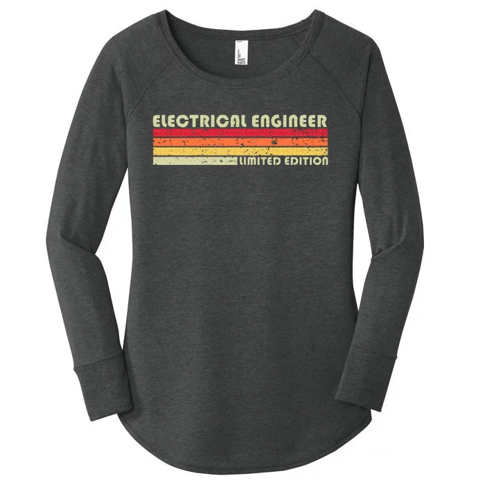 Electrical Engineer Funny Job Title Birthday Worker Women's Perfect Tri Tunic Long Sleeve Shirt