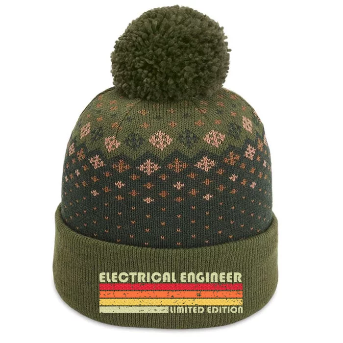 Electrical Engineer Funny Job Title Birthday Worker The Baniff Cuffed Pom Beanie