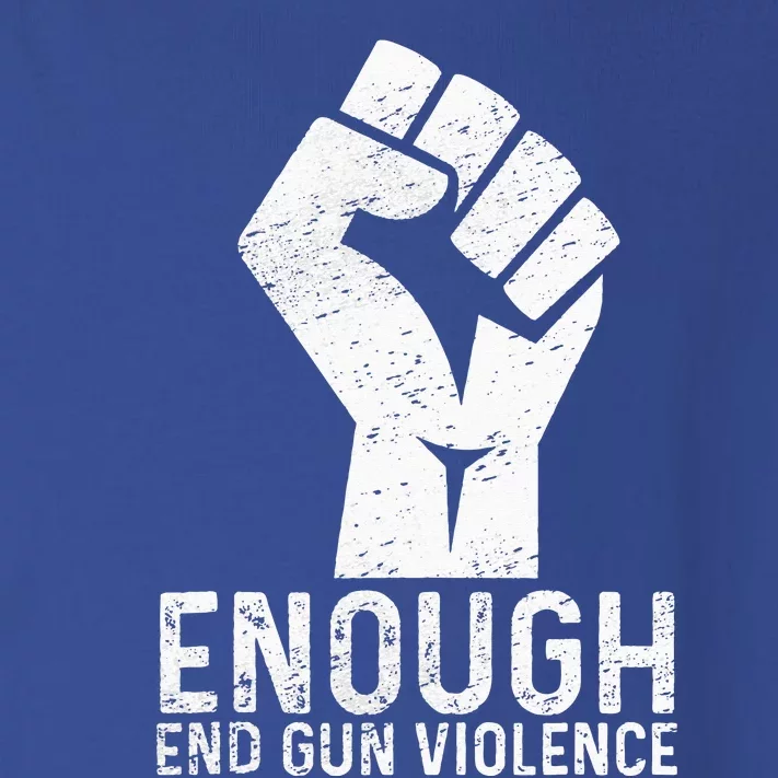 Enough End Gun Violence No Gun Awareness Day Wear Orange Toddler Long Sleeve Shirt