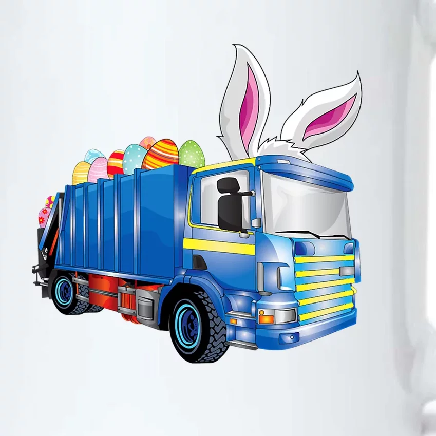 Easter Egg Garbage Truck Funny Gift Easter Bunny Basket Gift Black Color Changing Mug