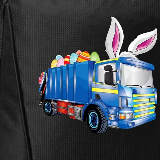 Easter Egg Garbage Truck Funny Gift Easter Bunny Basket Gift City Backpack