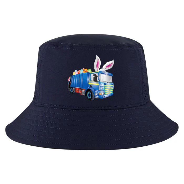 Easter Egg Garbage Truck Funny Gift Easter Bunny Basket Gift Cool Comfort Performance Bucket Hat