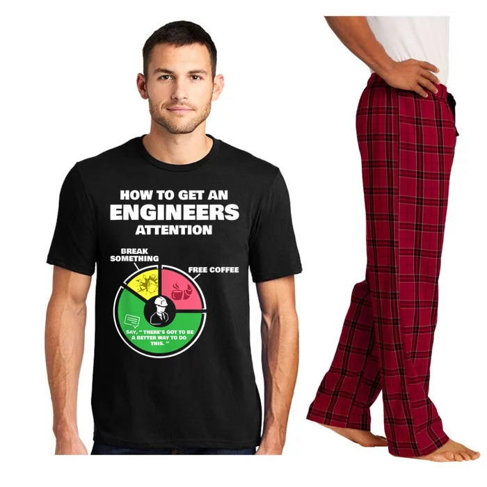 Engineer Engineering Gifts How To Get Engineers Attention Pajama Set