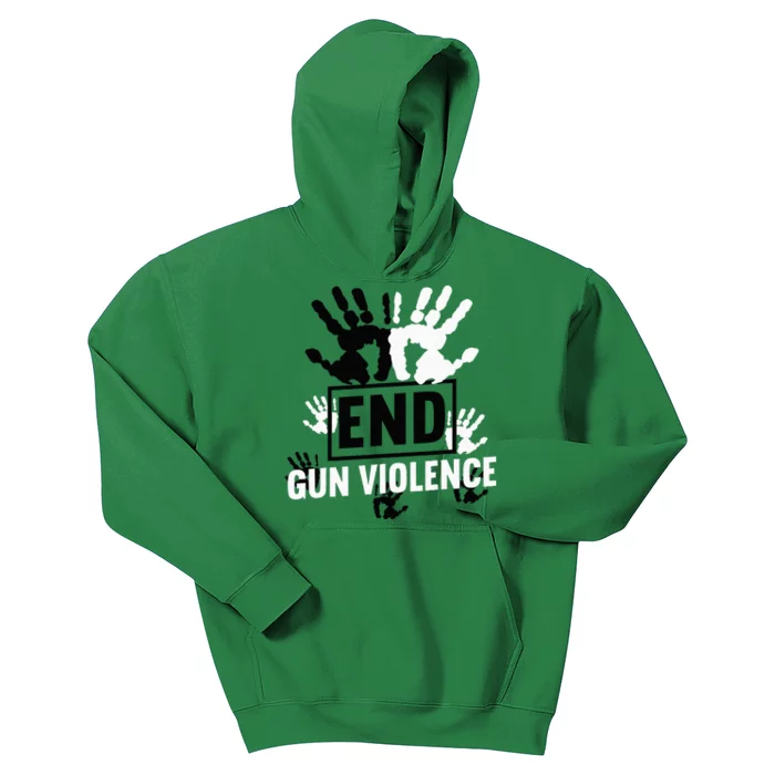 Enough End Gun Violence Awareness Day In June Wear Orange Kids Hoodie