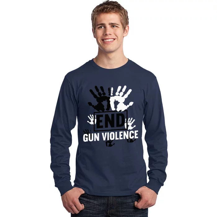 Enough End Gun Violence Awareness Day In June Wear Orange Tall Long Sleeve T-Shirt