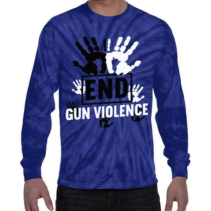 Enough End Gun Violence Awareness Day In June Wear Orange Tie-Dye Long Sleeve Shirt