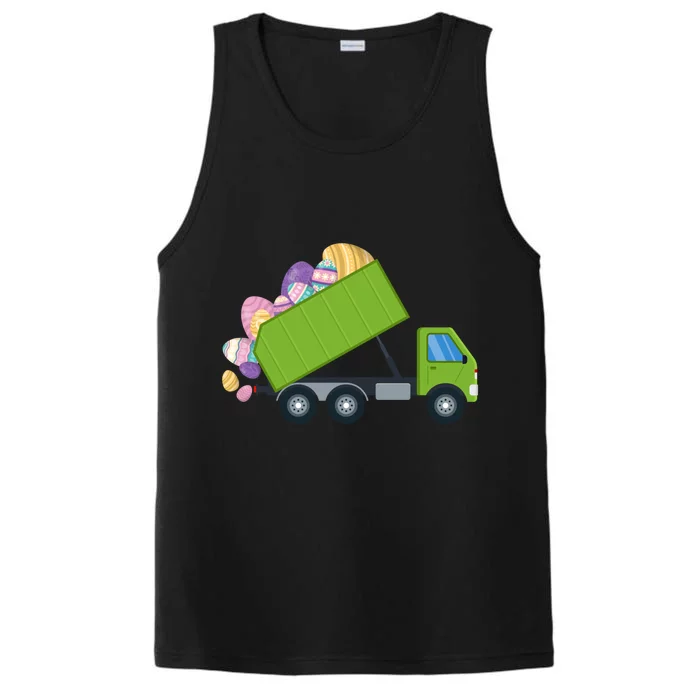 Eggs Easter Garbage Truck Gift Performance Tank