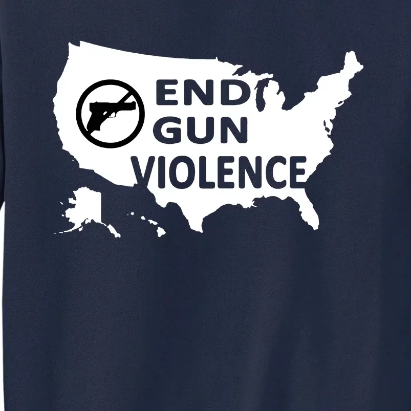 Enough End Gun Violence No Gun Wear Orange Stop Gun Violence Tall Sweatshirt