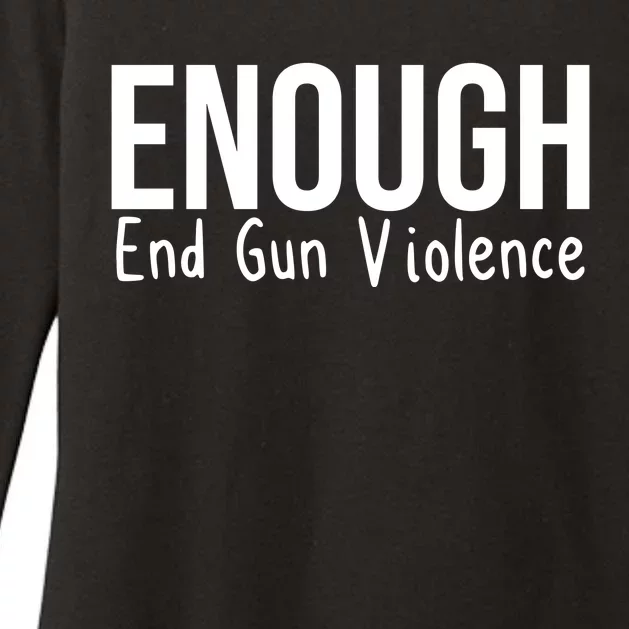 Enough End Gun Violence No More Guns Womens CVC Long Sleeve Shirt