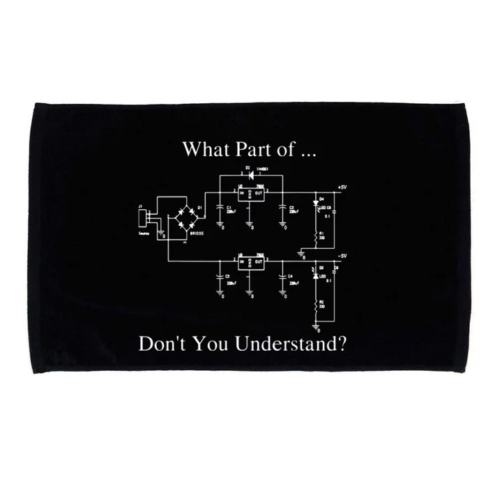 Electrical Engineer Gift Funny Engineering Sarcasm Microfiber Hand Towel