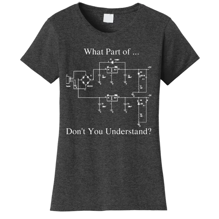 Electrical Engineer Gift Funny Engineering Sarcasm Women's T-Shirt