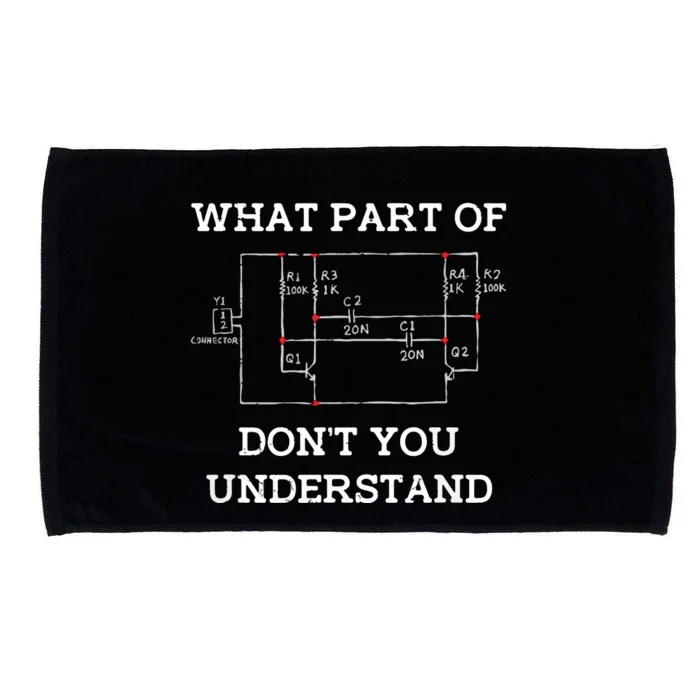 Electrical Engineer Gifts Circuit Board Nerd Microfiber Hand Towel