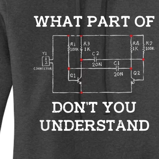 Electrical Engineer Gifts Circuit Board Nerd Women's Pullover Hoodie