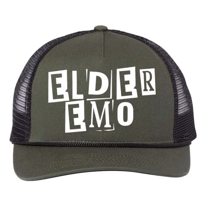 Elder Emo Goth Retro Rope Trucker Hat Cap