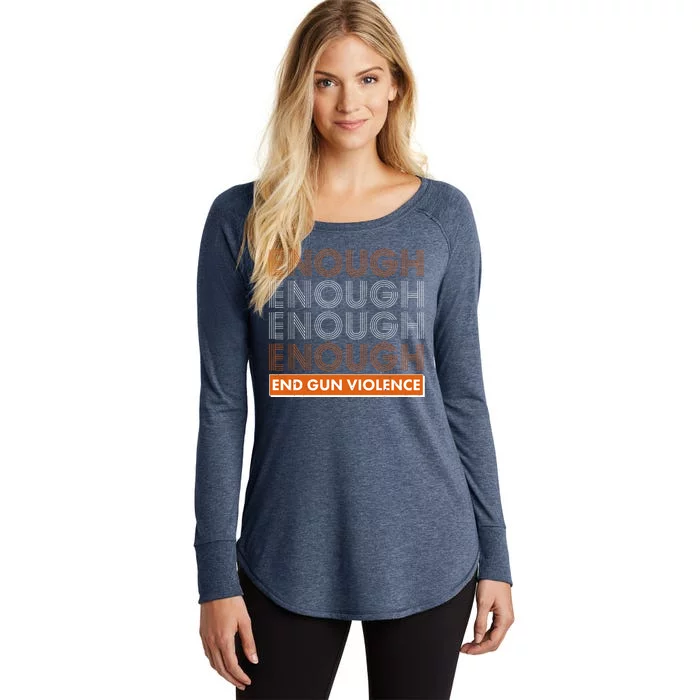 Enough End Gun Violence Women's Perfect Tri Tunic Long Sleeve Shirt