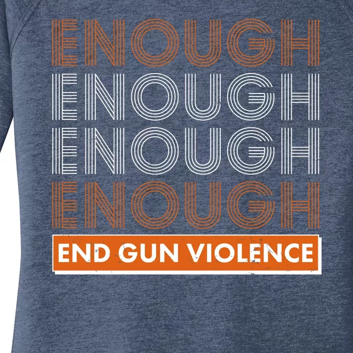 Enough End Gun Violence Women's Perfect Tri Tunic Long Sleeve Shirt