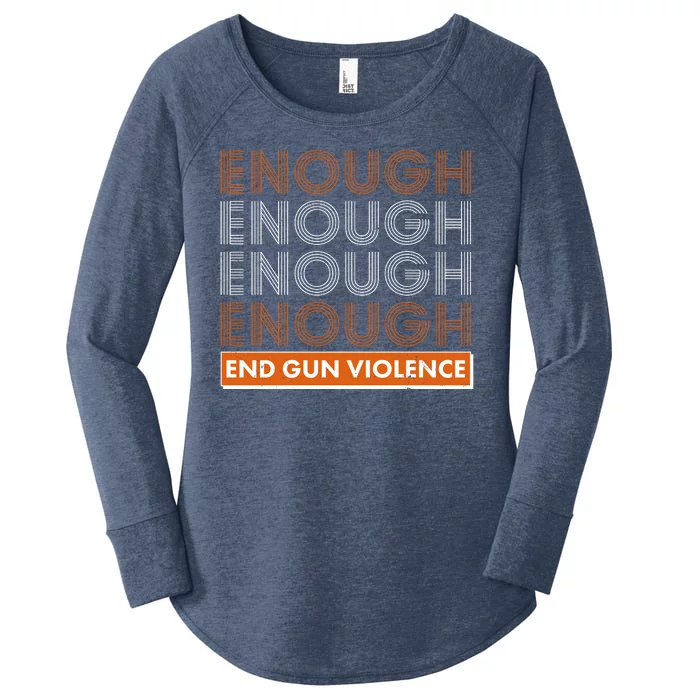 Enough End Gun Violence Women's Perfect Tri Tunic Long Sleeve Shirt