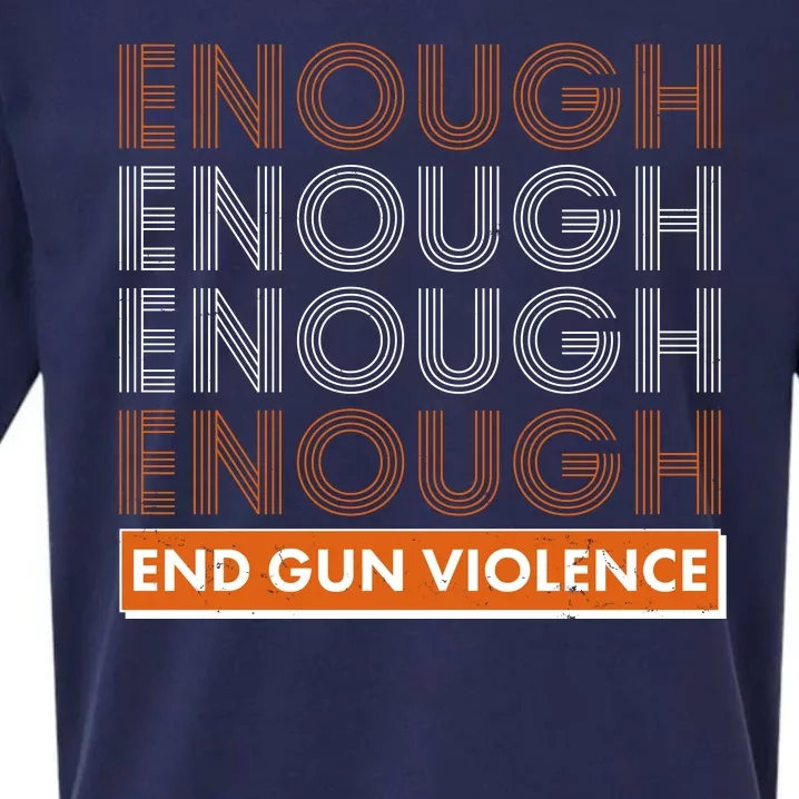 Enough End Gun Violence Sueded Cloud Jersey T-Shirt