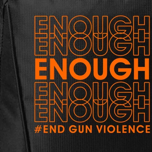 Enough End Gun Violence Protect Our Children Orange City Backpack