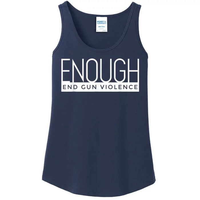 Enough End Gun Violence No Gun Awareness Day Wear Orange Ladies Essential Tank