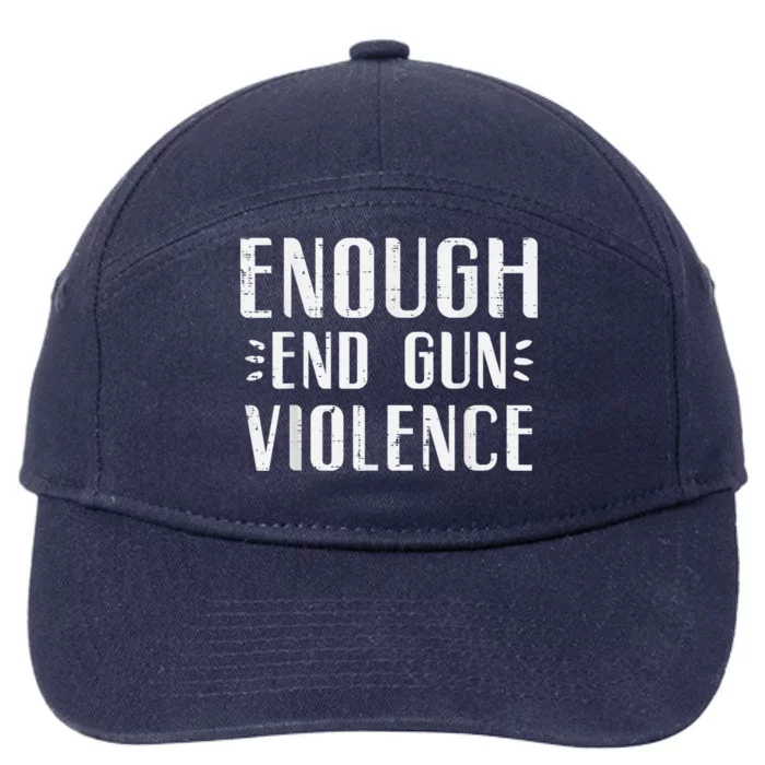 Enough End Gun Violence Awareness Orange 7-Panel Snapback Hat